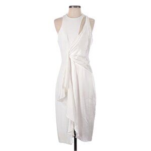 White cocktail dress from Cinq A Sept